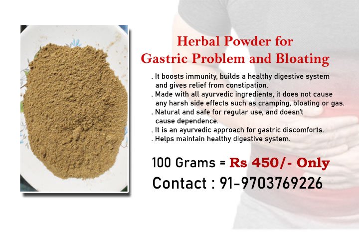 Herbal Powder for Gastric Problem and Bloating
