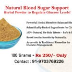 Natural Blood Sugar Support – Herbal Powder to Regulate Glucose Levels