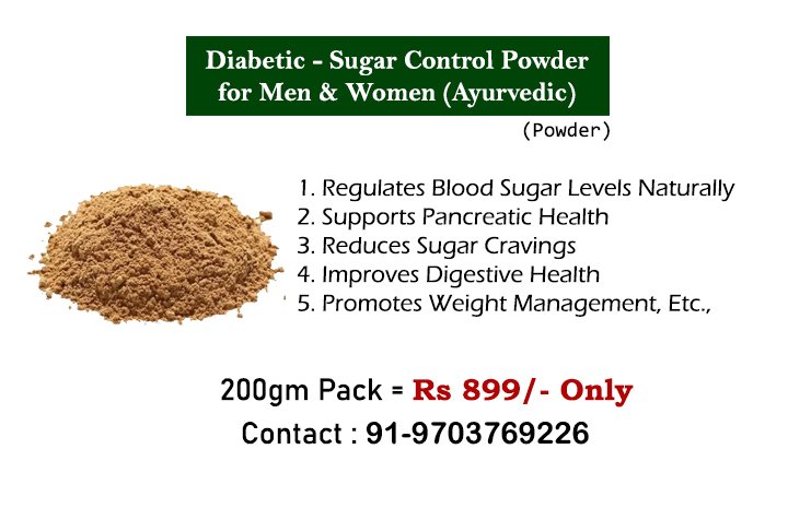 Diabetic - SUgar control Powder for men and women